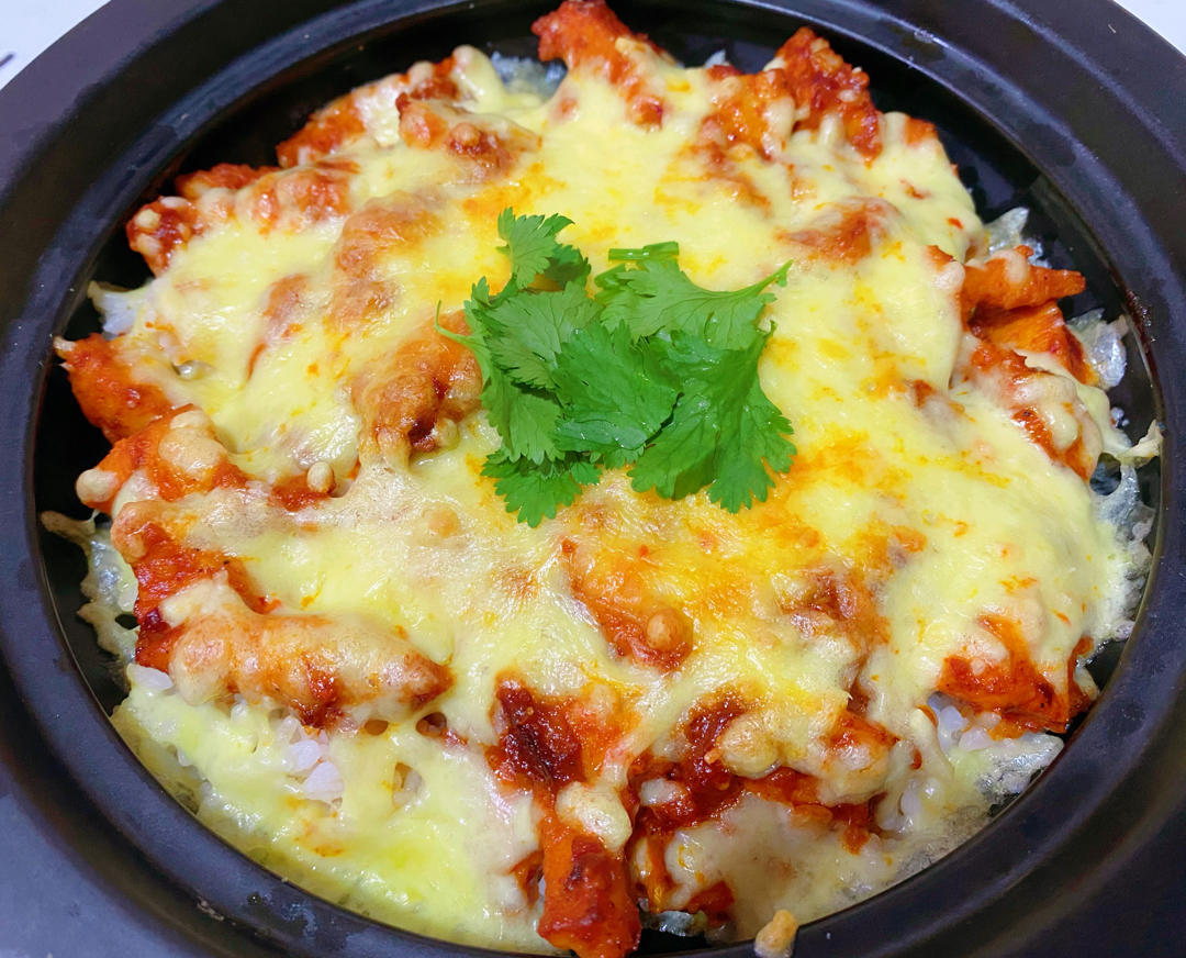 韩式芝士火辣鸡 （치즈불닭）