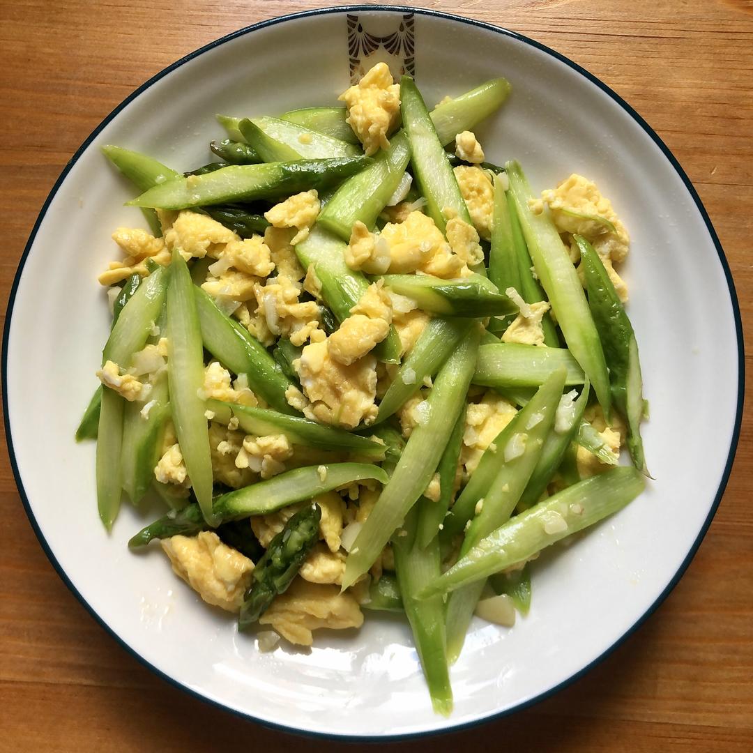 芦笋炒蛋（单人餐不用主食系列）