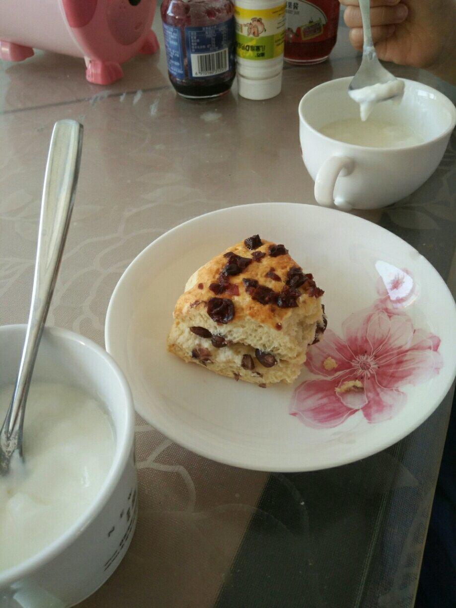 红豆蔓越莓司康（松饼）