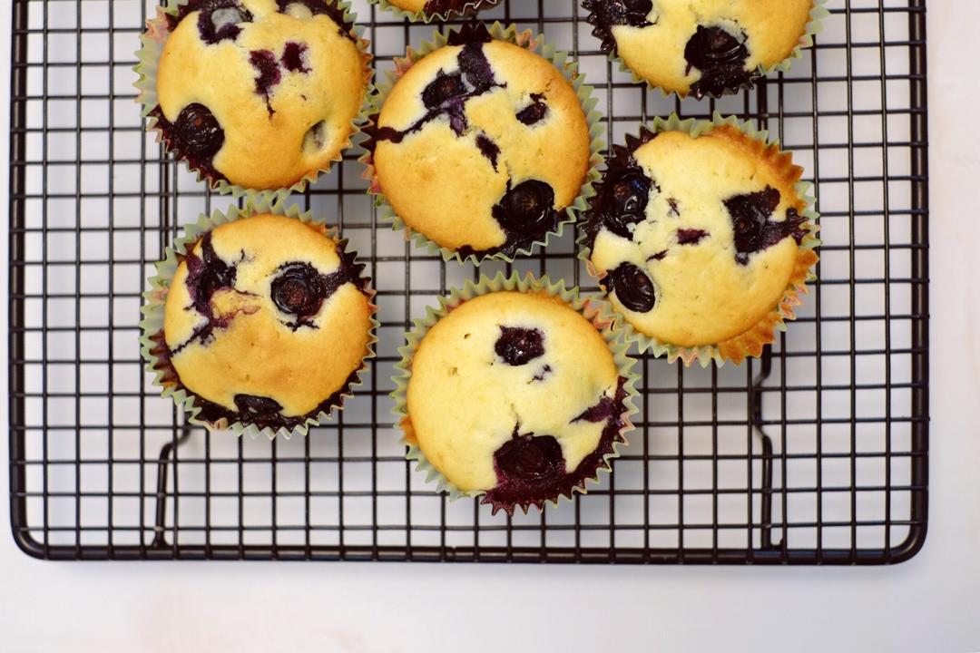 超好吃的蓝莓麦芬