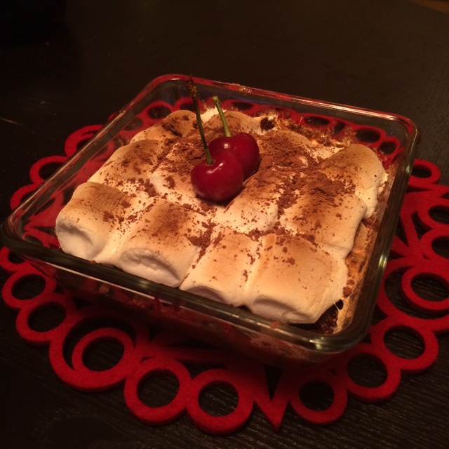 低脂版——棉花糖布朗尼