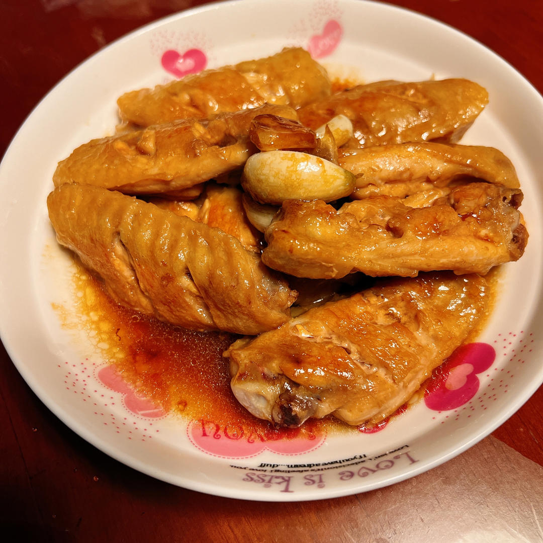 蒜香蚝油鸡翅中