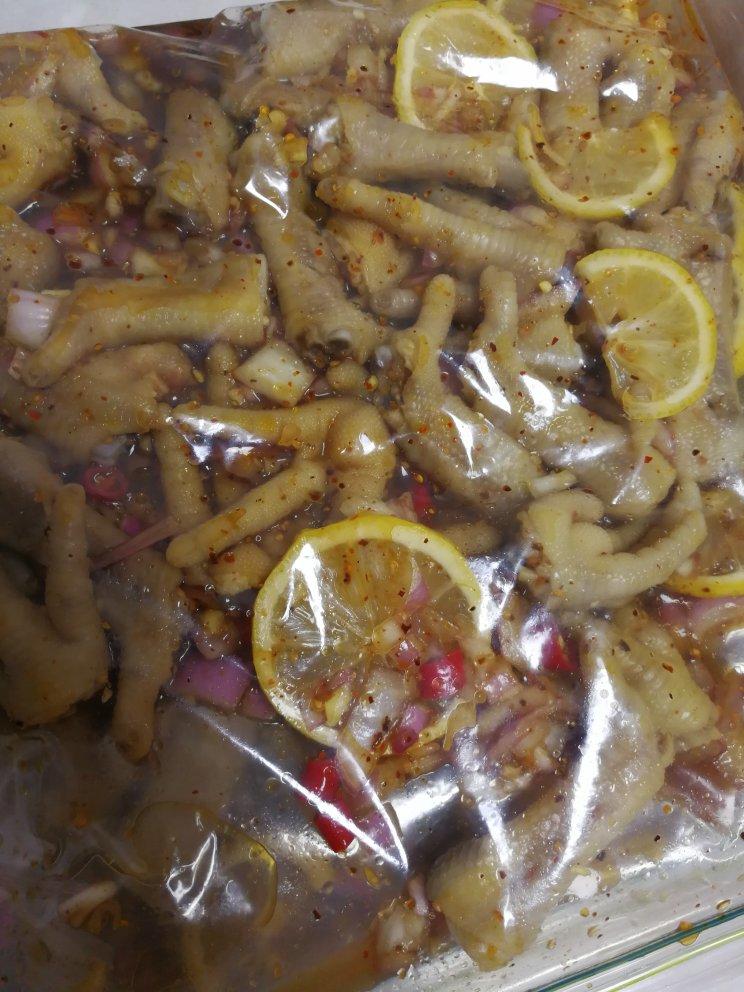 柠檬凤爪--夏日清新菜