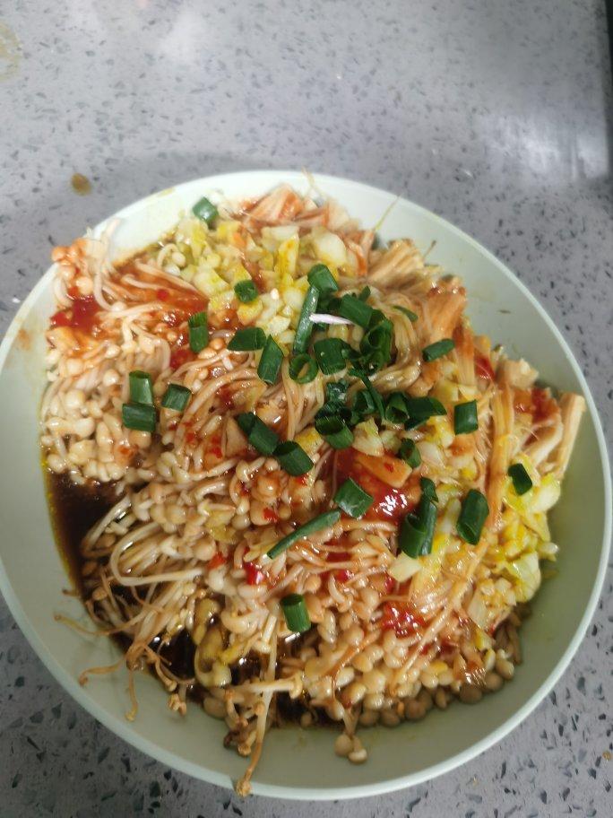 蒜蓉蒸金针菇