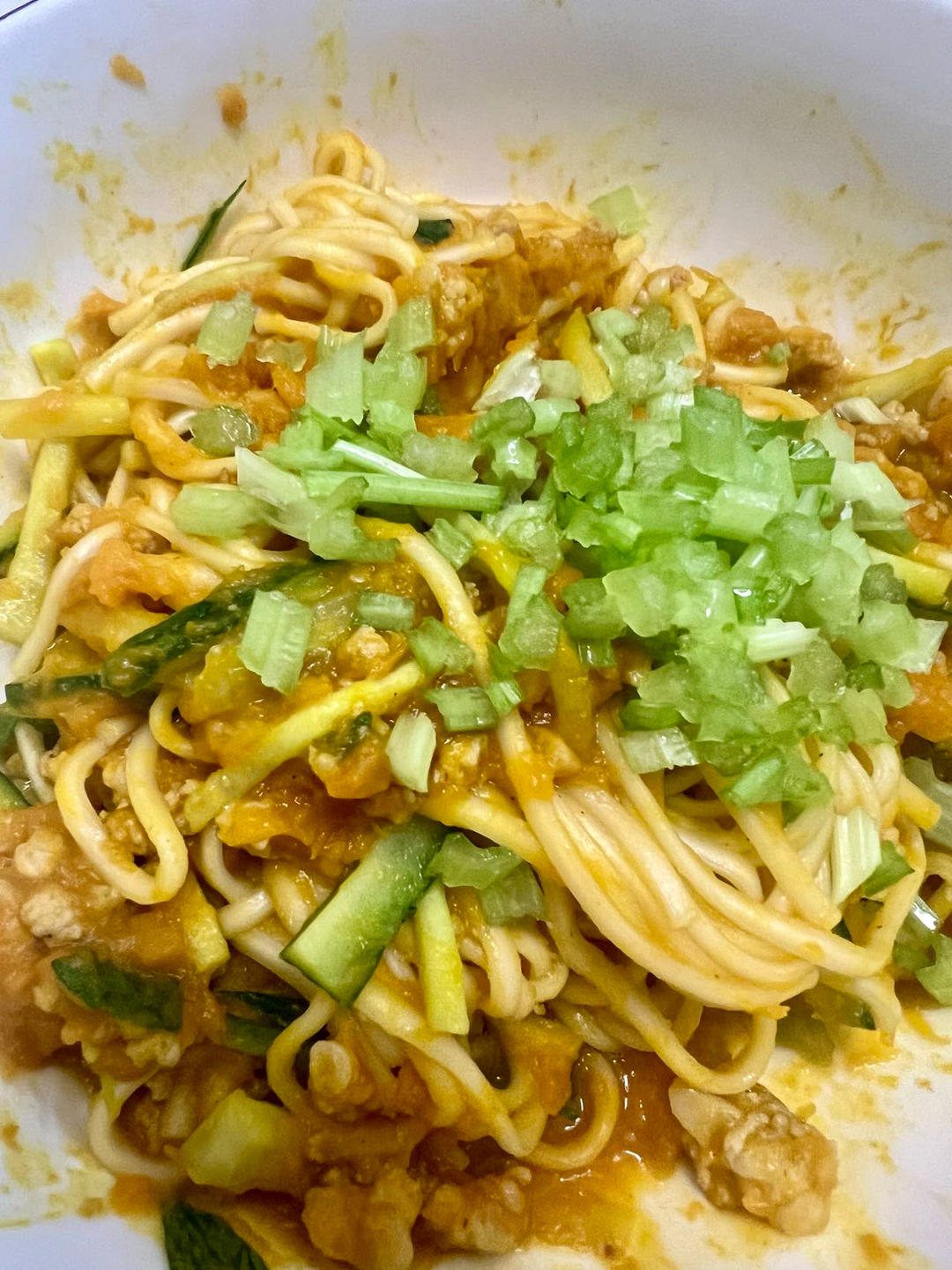 赵一博1/3同款南瓜肉沫面（赵小童口述简化版）