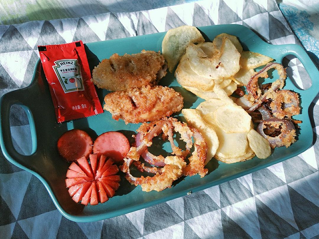 香脆辣味炸鸡翅