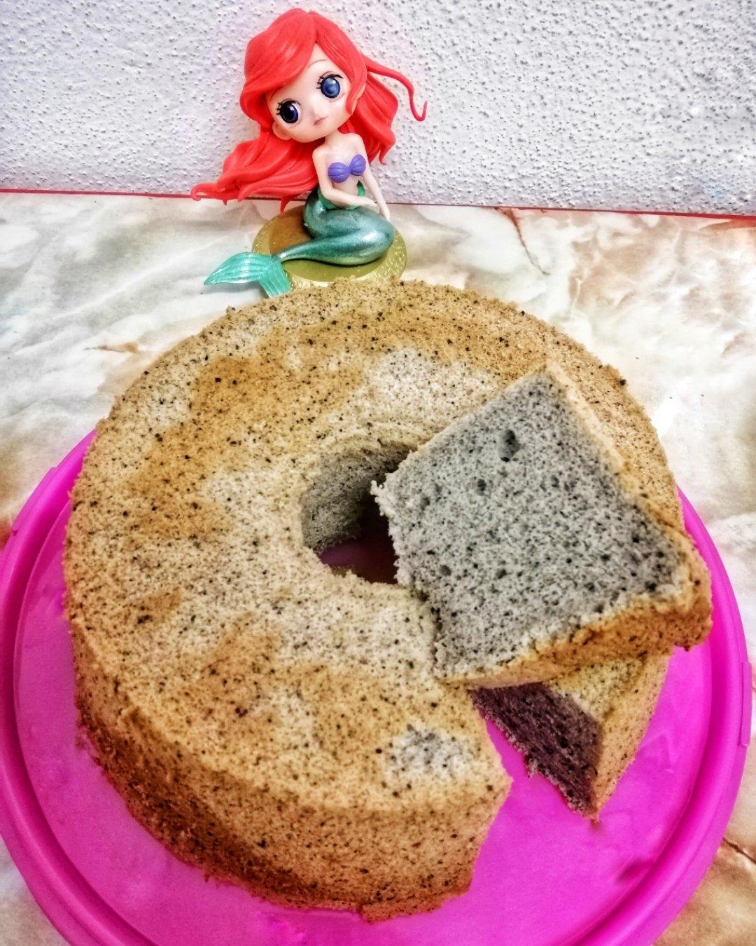 黑芝麻戚风蛋糕