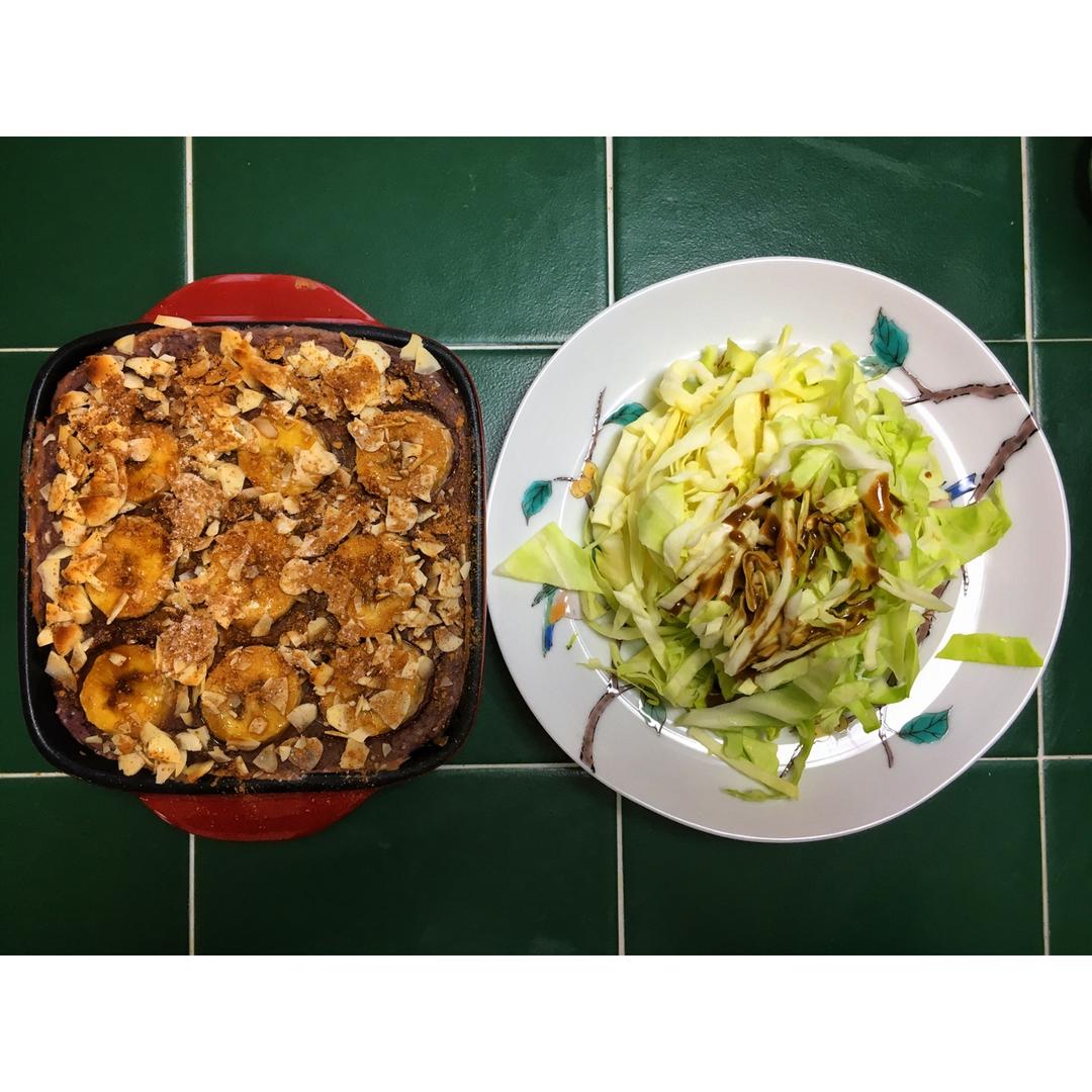 粉糯红薯泥配燕麦酥丨健康·三餐