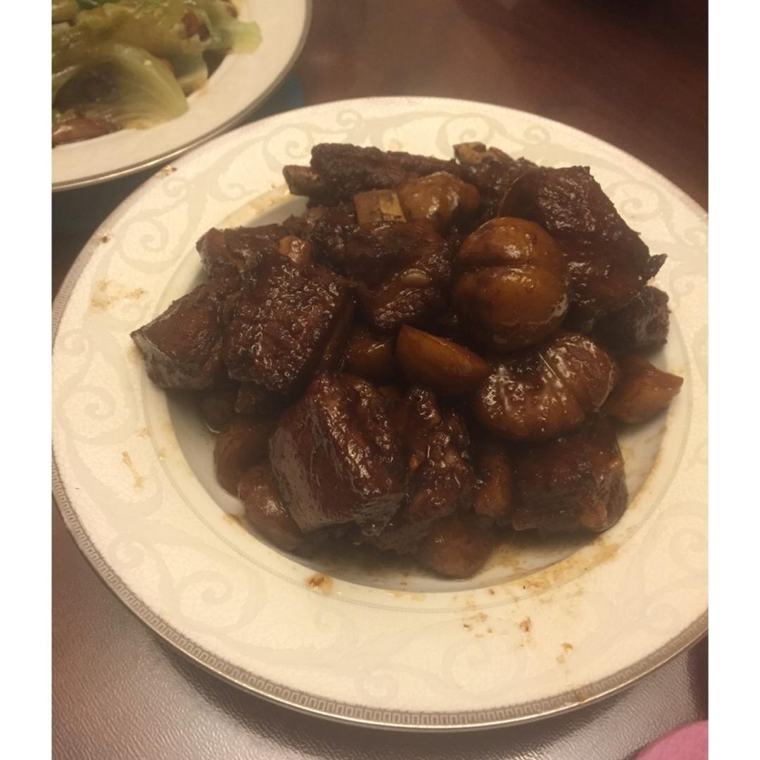 板栗焖排骨