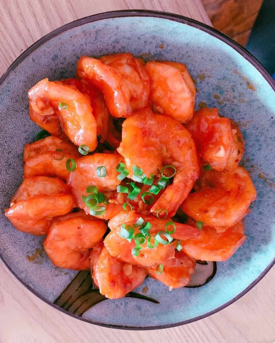 黄晓明茄汁大虾－中餐厅
