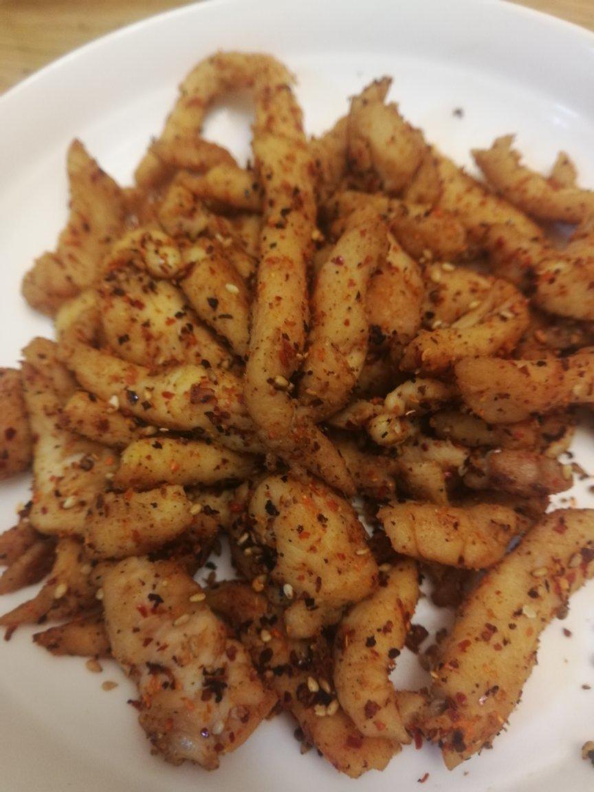 孜然鸡胸肉，低脂低卡好吃无压力。