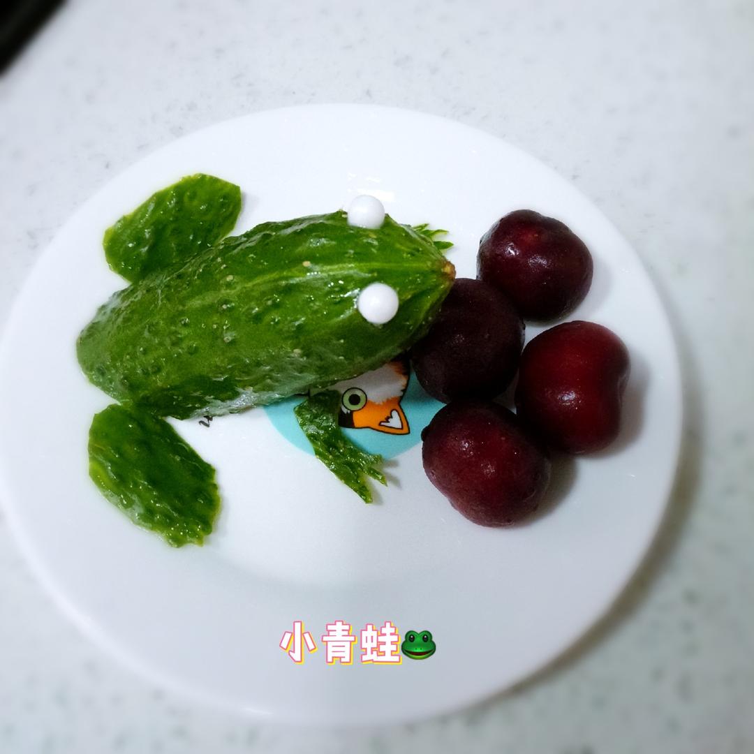 蔬果创意黄瓜青蛙