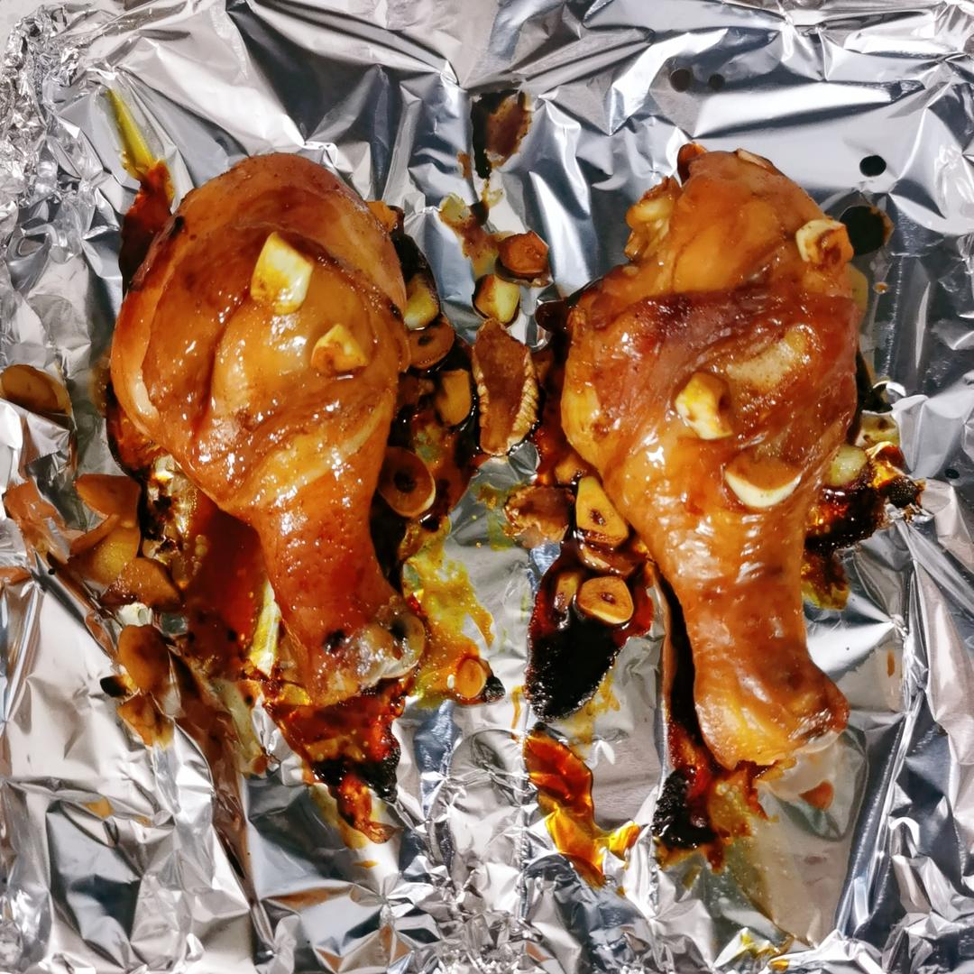 零难度！好吃到舔手指！空气炸锅无油烤鸡腿