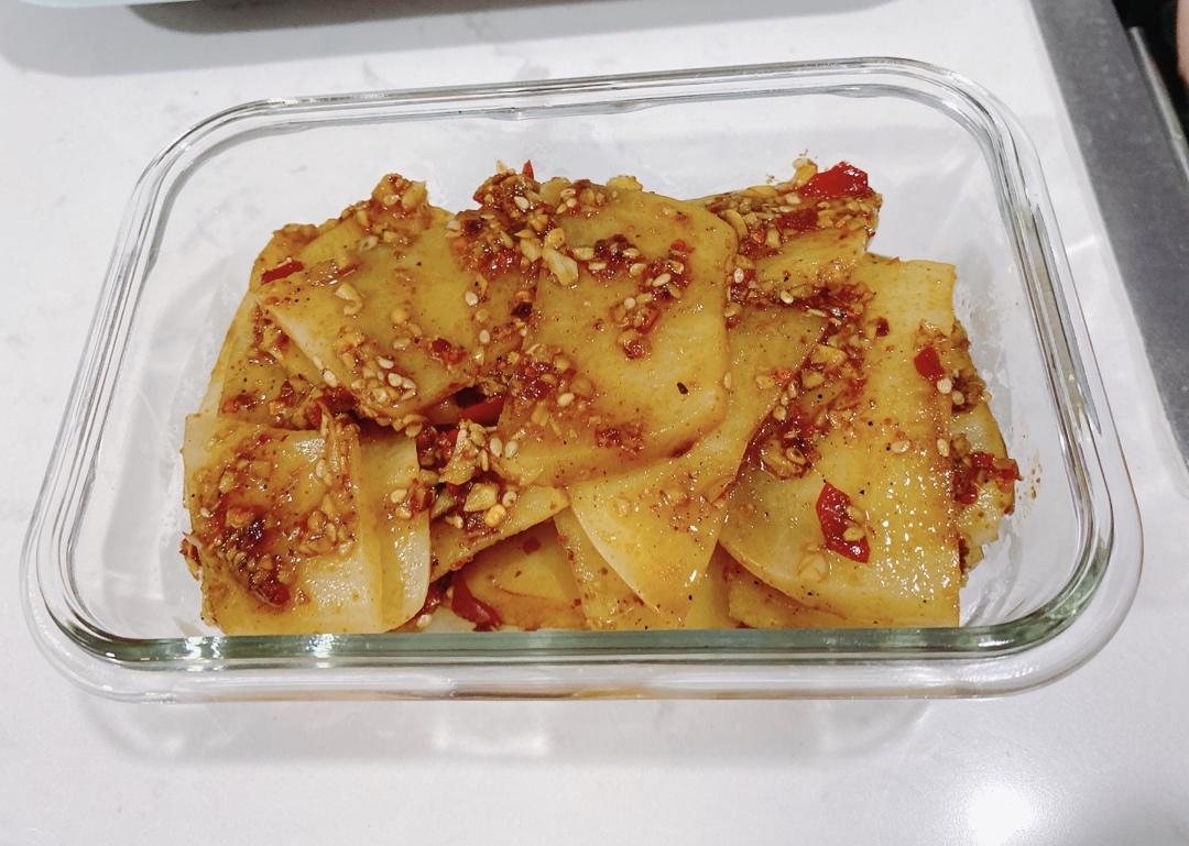 🔥爆好吃超爽口开胃的凉拌酸辣土豆片❗️超简单
