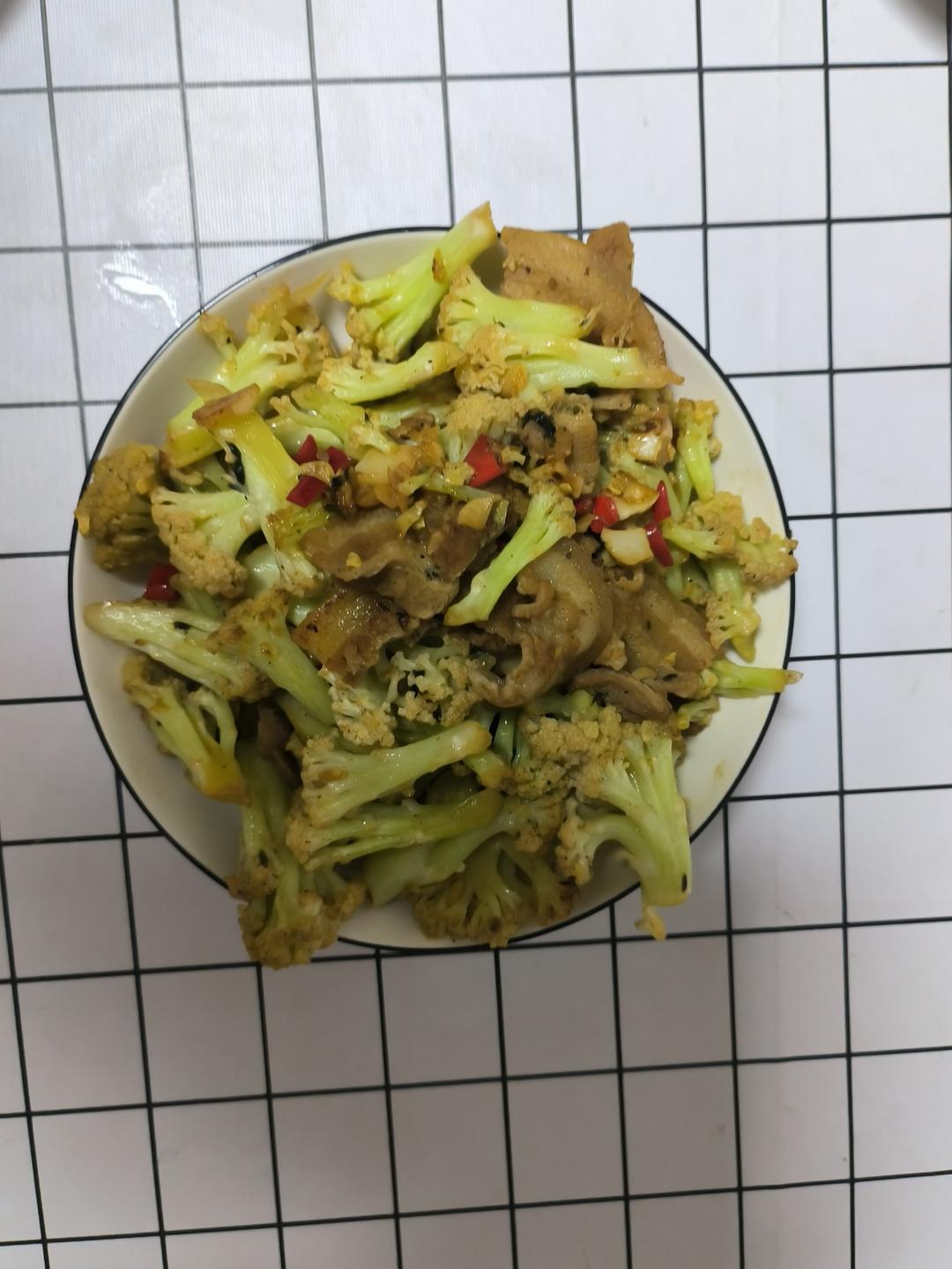 干锅有机花菜