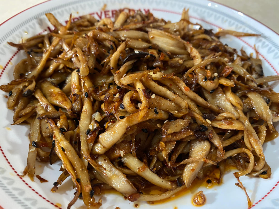 越嚼越香‼️比肉还要好吃👉干煸孜然杏鲍菇