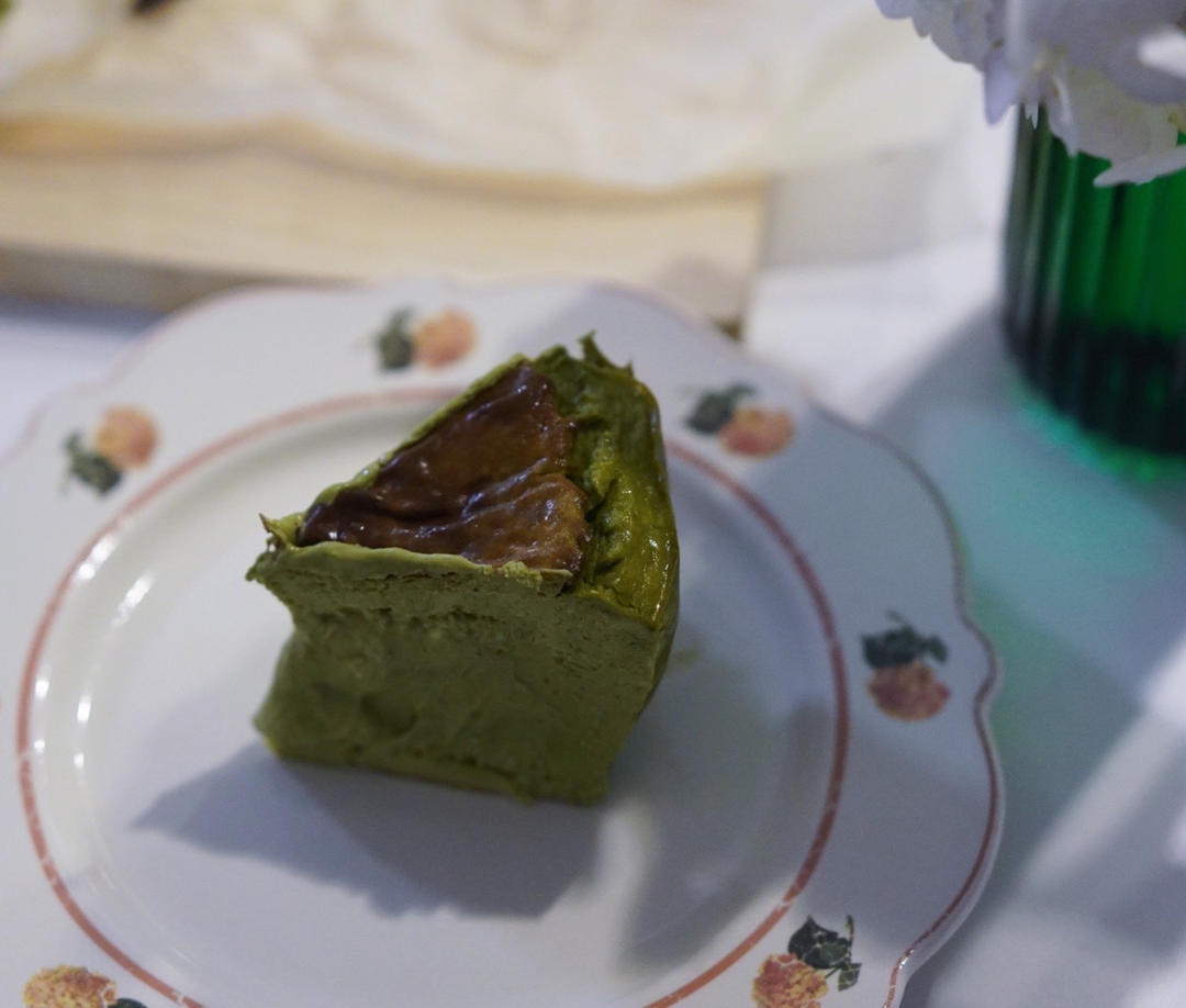 流心抹茶巴斯克芝士蛋糕