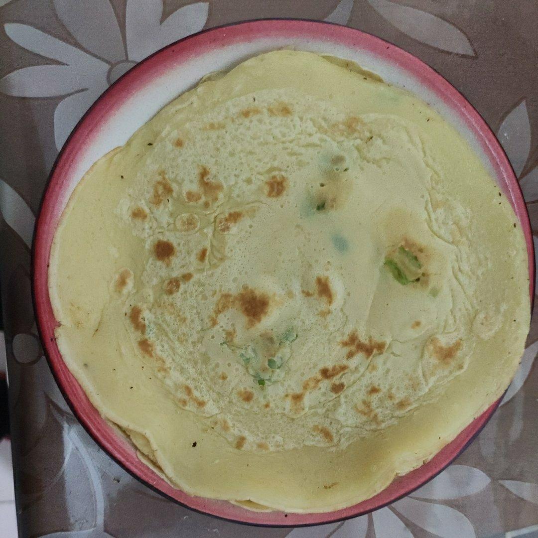 快速早餐鸡蛋葱花饼