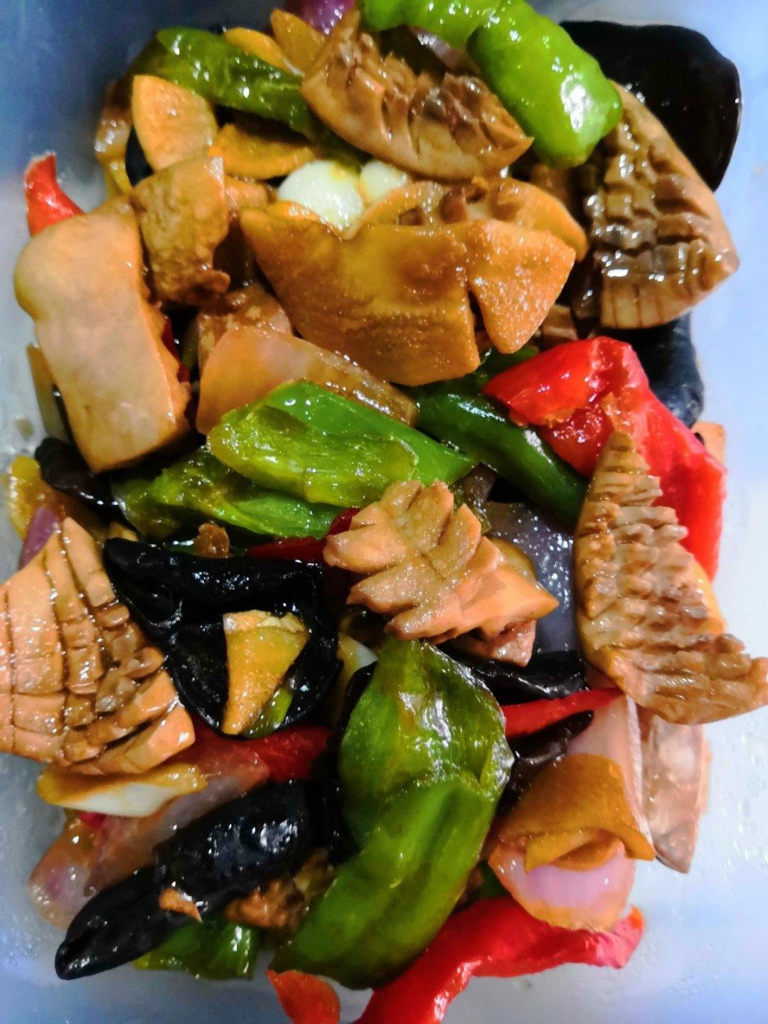 爆炒腰花