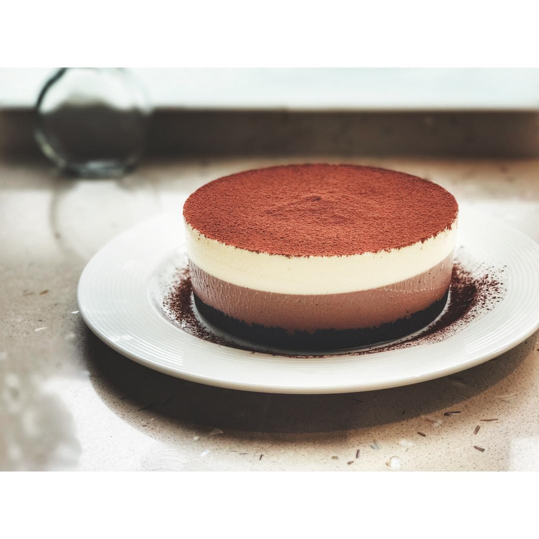 crystal4685452做的黑白巧克力慕斯蛋糕