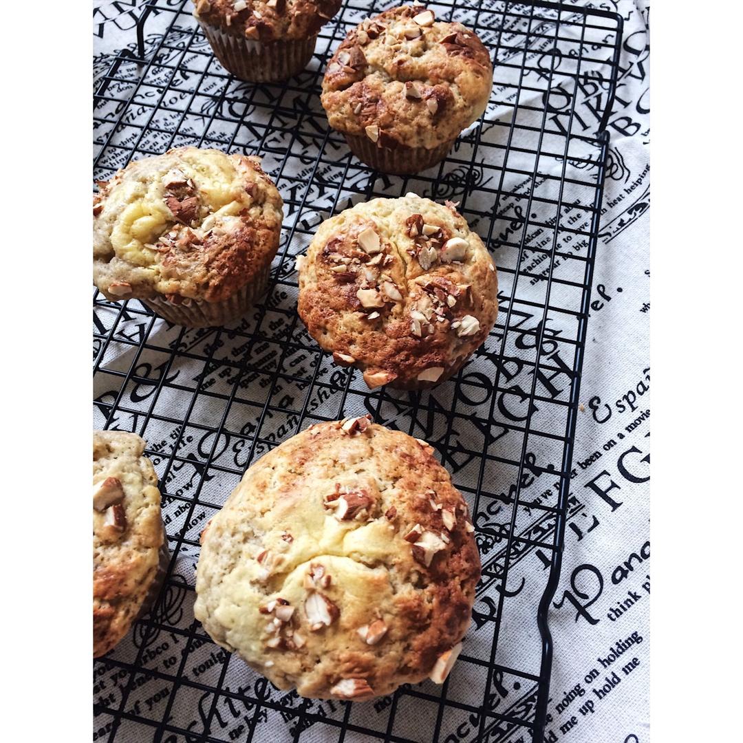 软心乳酪香蕉马芬<Banana Cream Cheese Muffins>