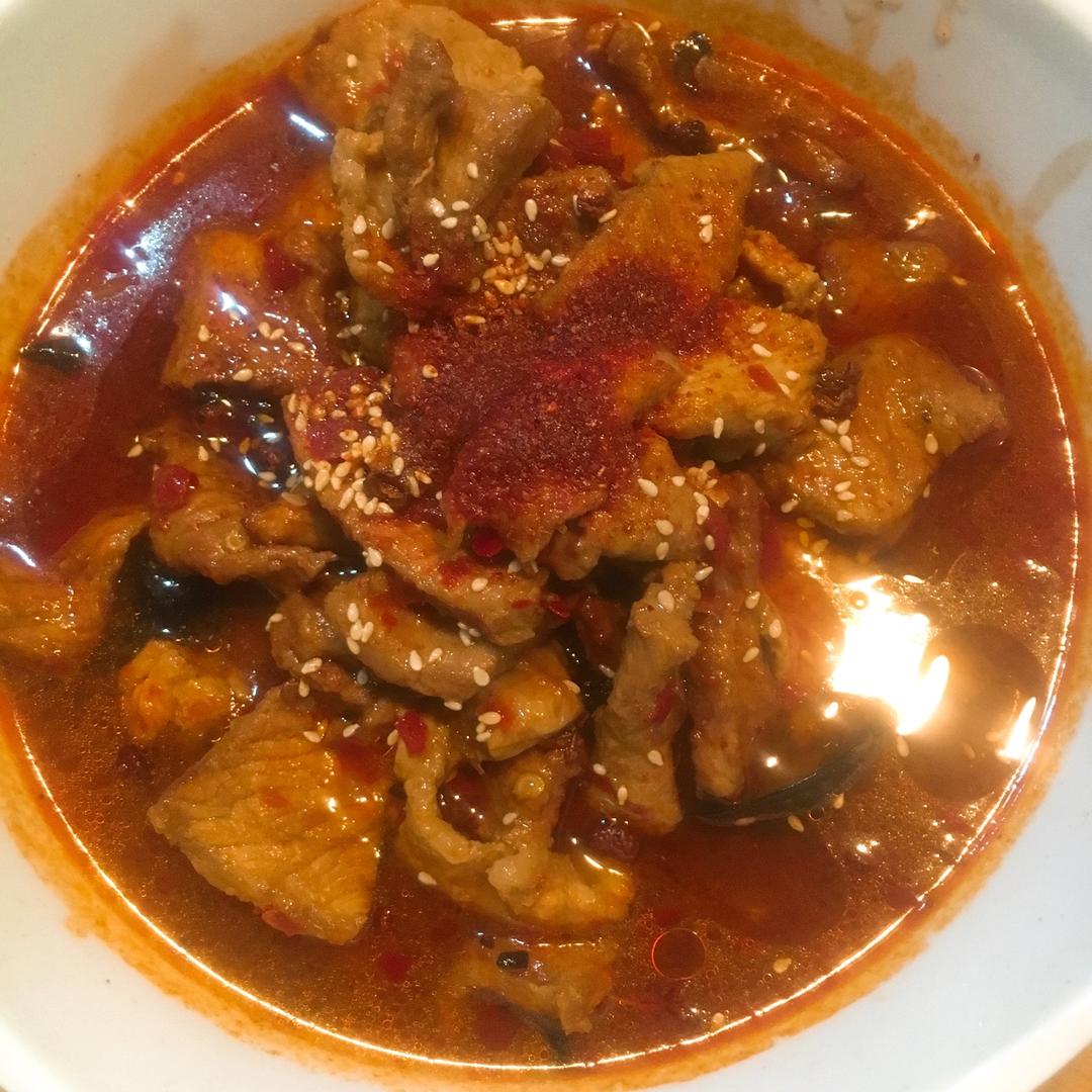 水煮肉片（吃不够的下饭菜）