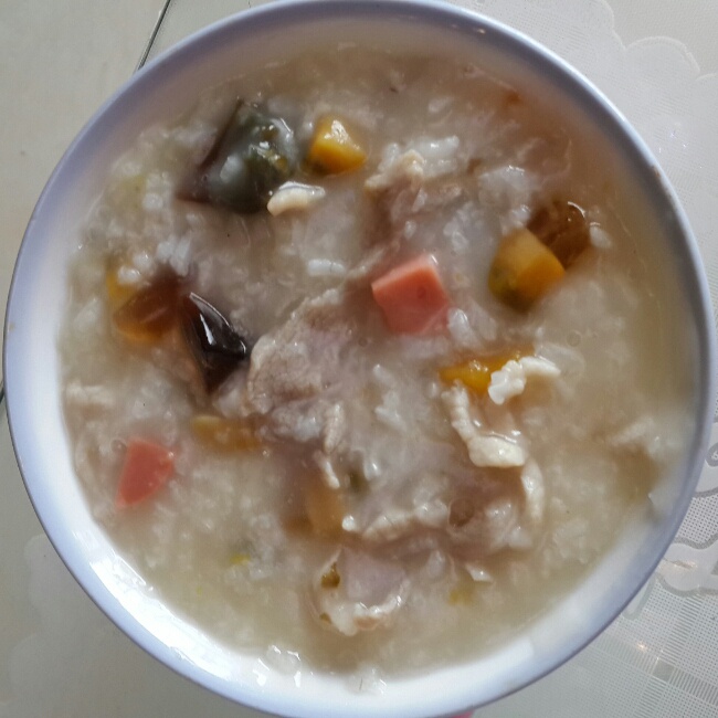 皮蛋瘦肉粥