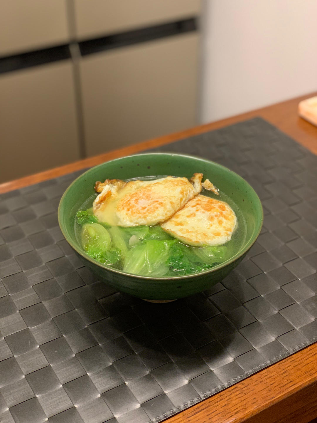 超级刮油掉称的生菜鸡蛋汤