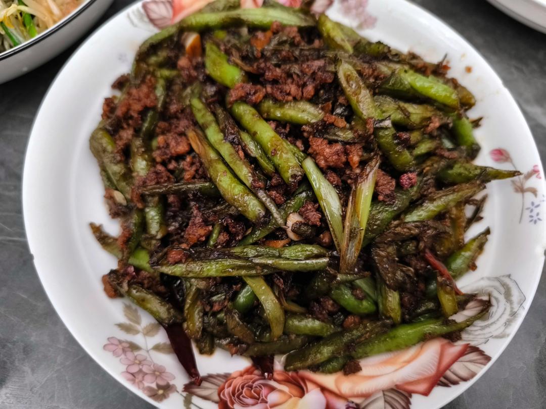 肉沫干煸豆角