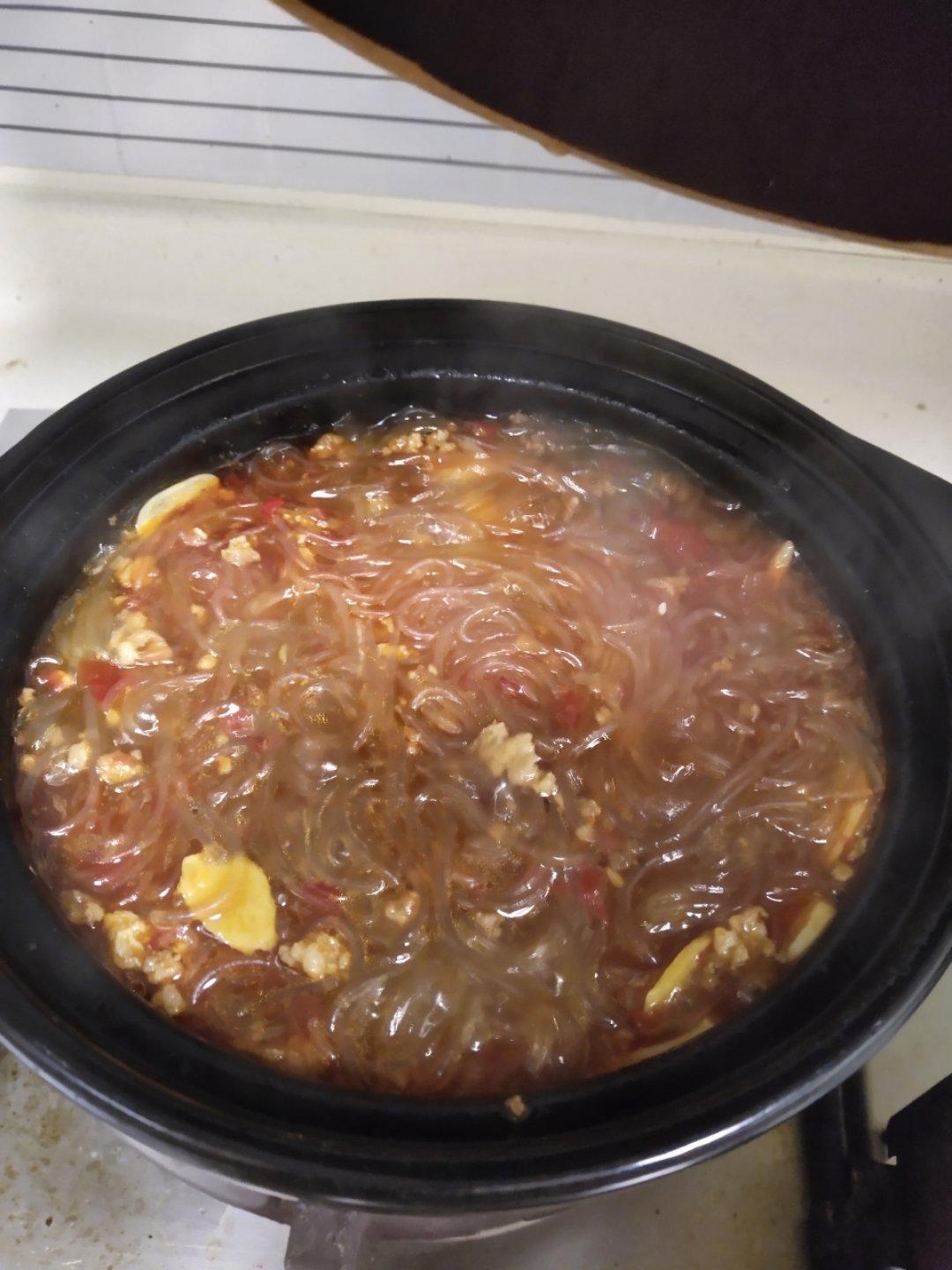 肉末粉丝煲