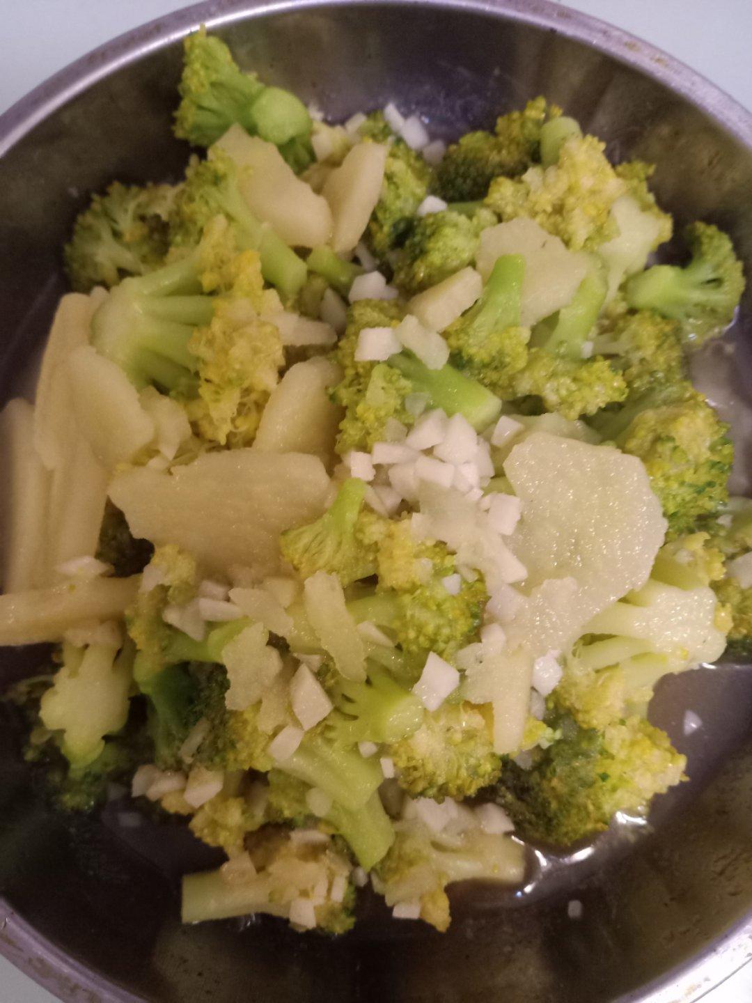 蒜蓉西兰花土豆片