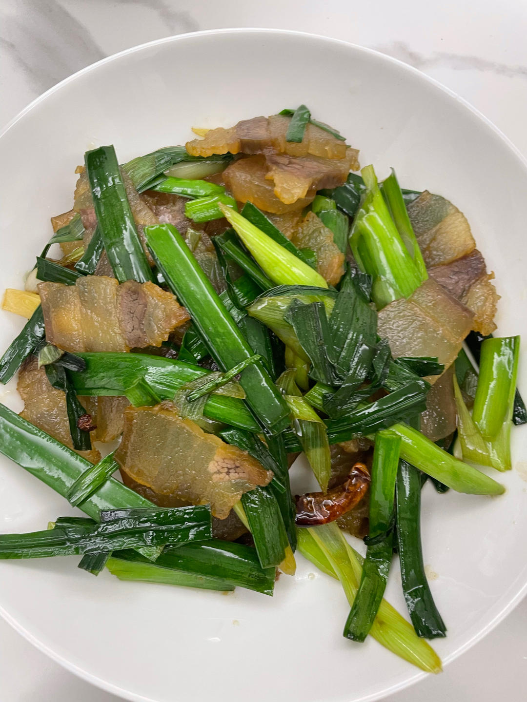 青蒜炒腊肉