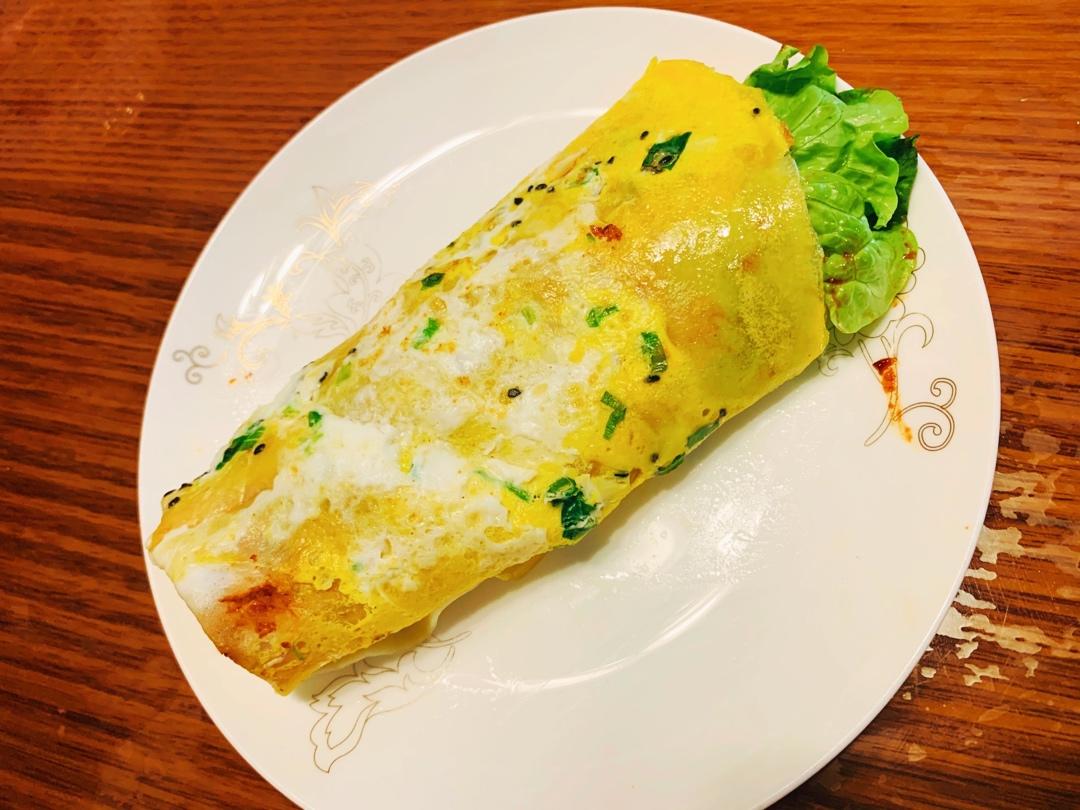 平底锅煎饼果子