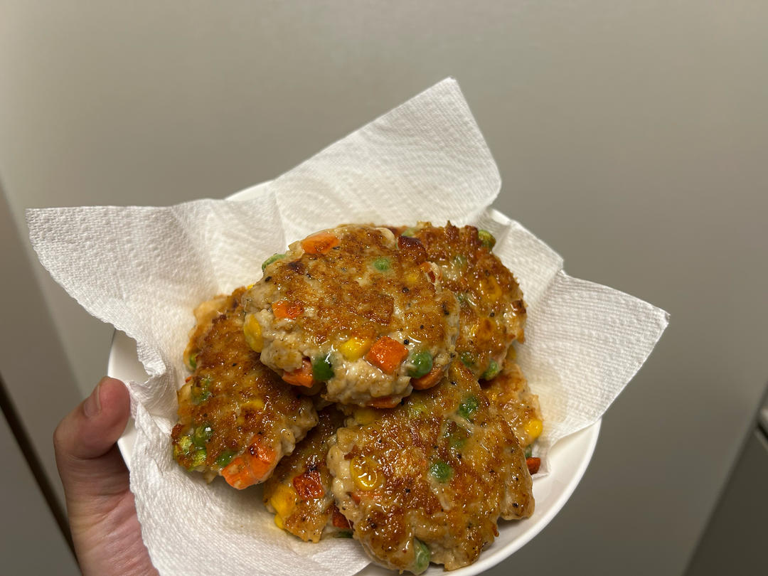 减肥餐低脂鸡胸肉饼