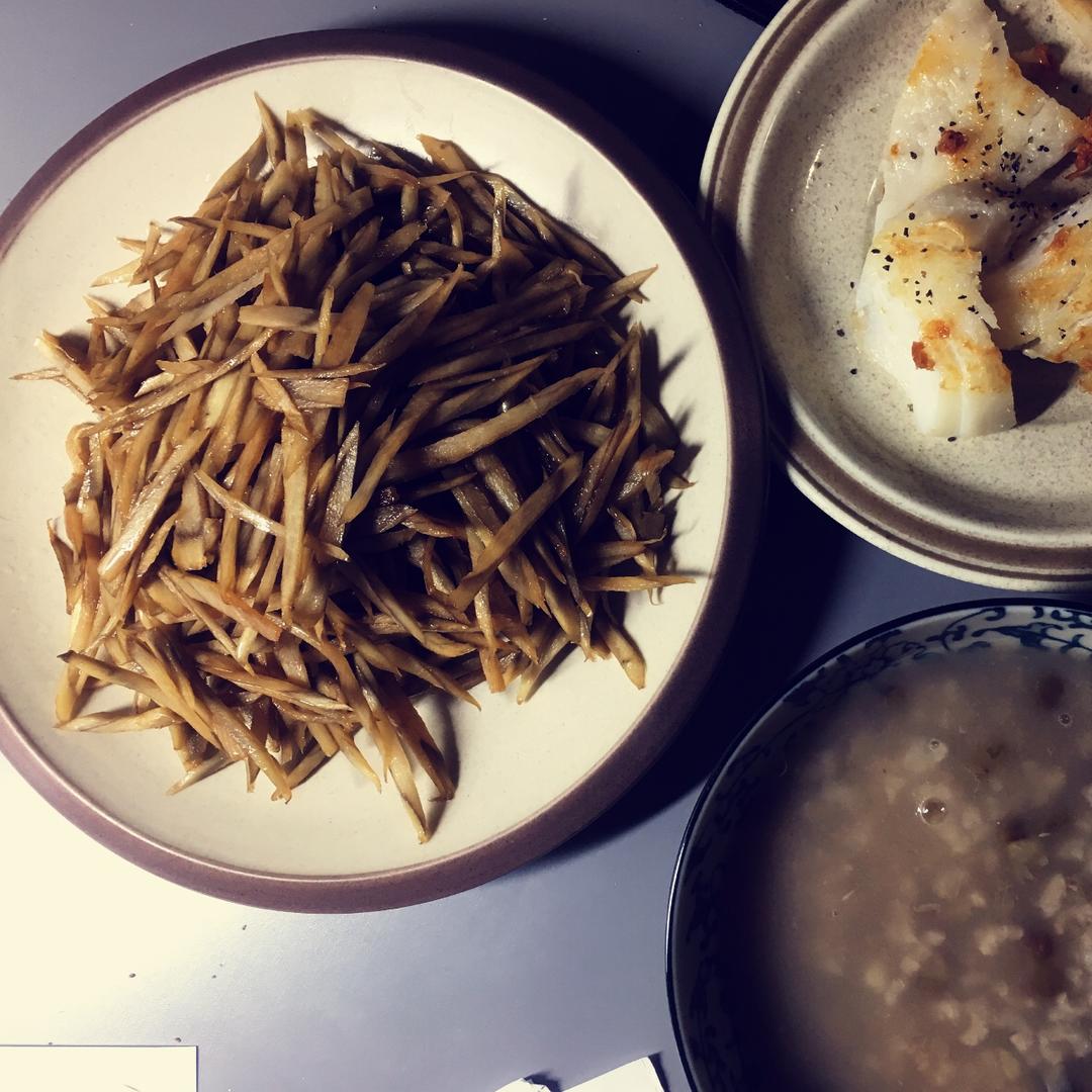 炒牛蒡