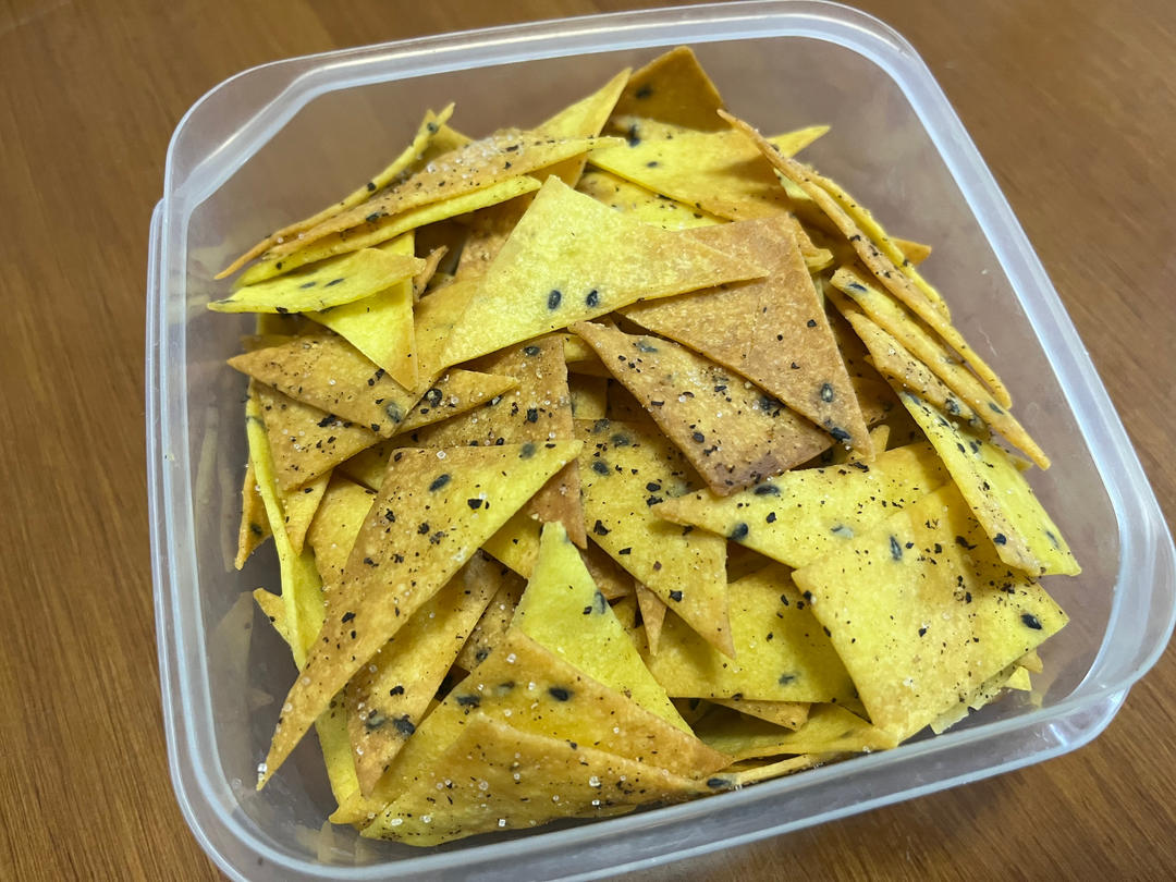 自制椒盐玉米片——非油炸烤箱版