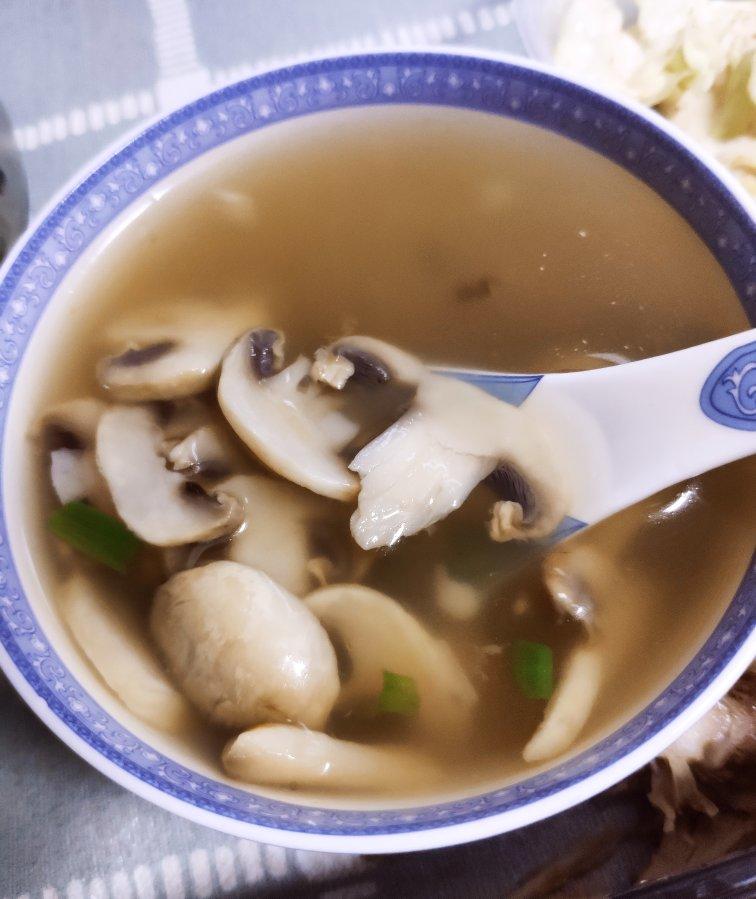 鲜掉眉毛口蘑汤