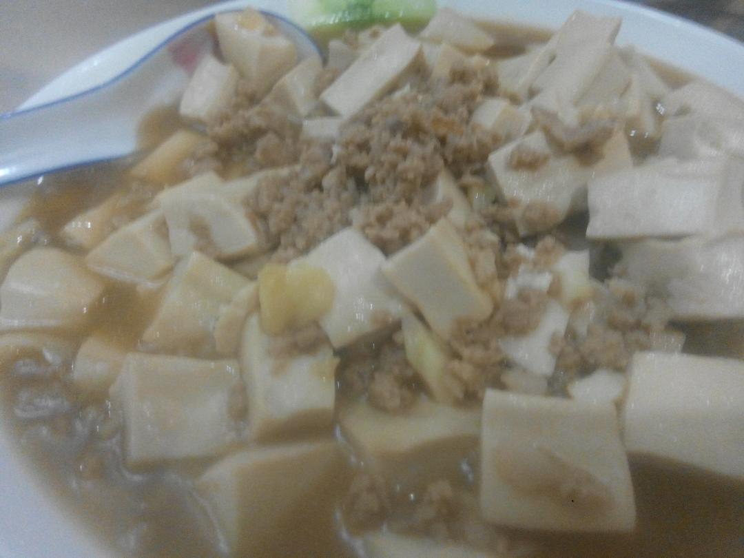 肉末烧豆腐