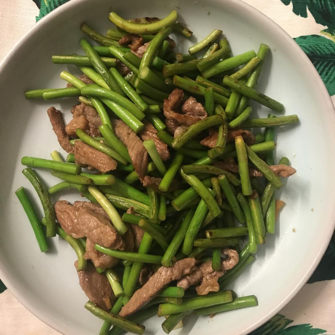 蒜薹炒肉