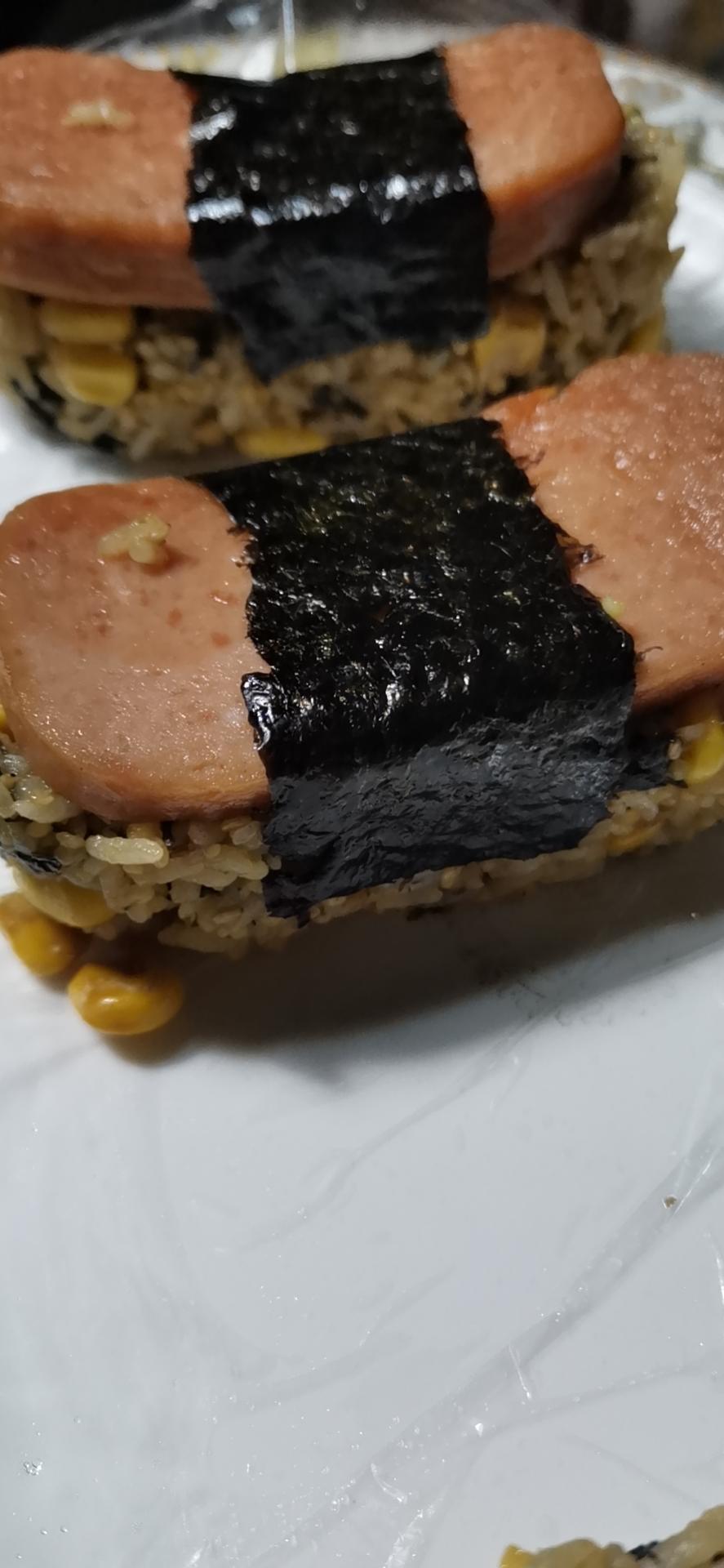 🍚米饭神仙吃法吃一次就爱上✨午餐肉饭团✨