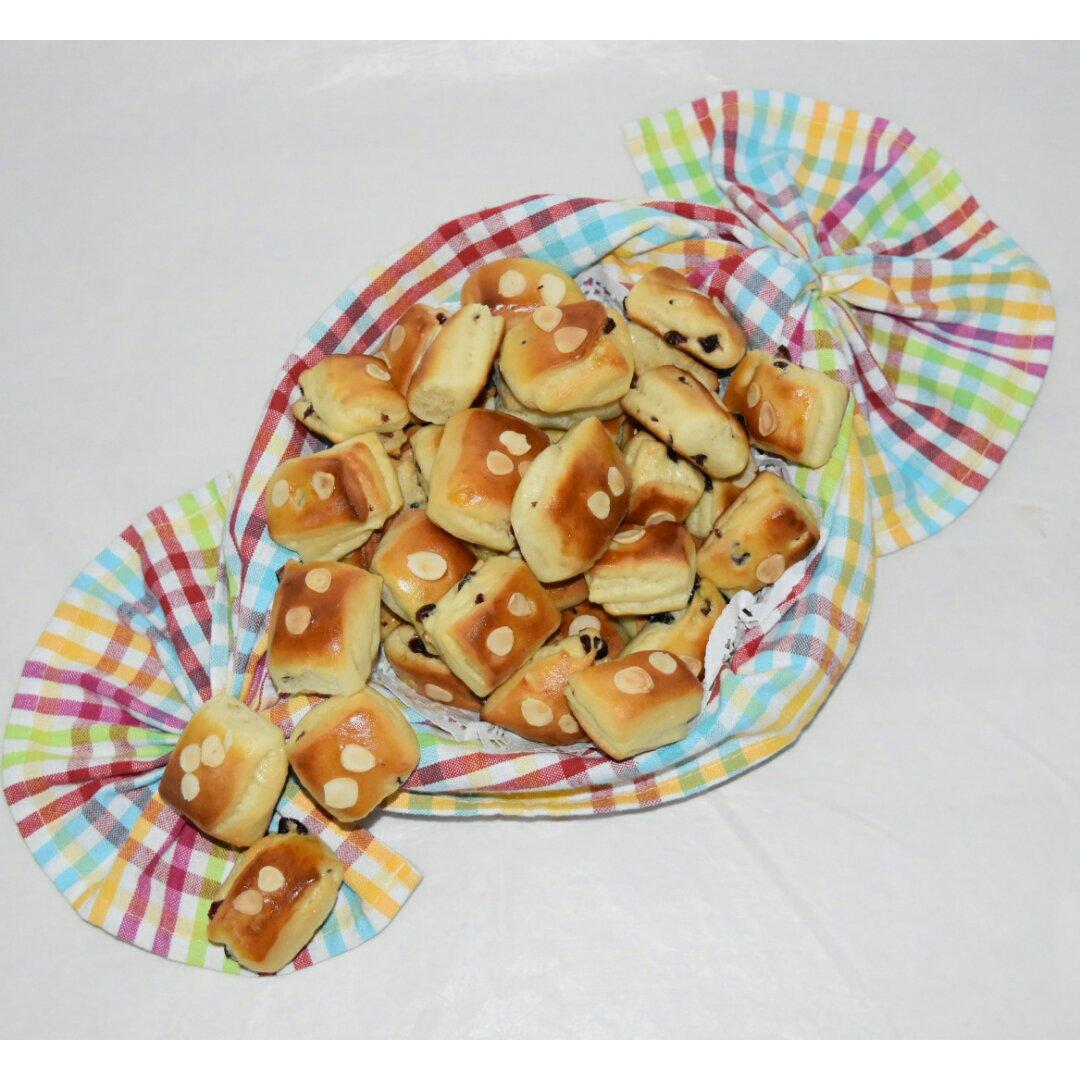 蔓越莓优格小面包块