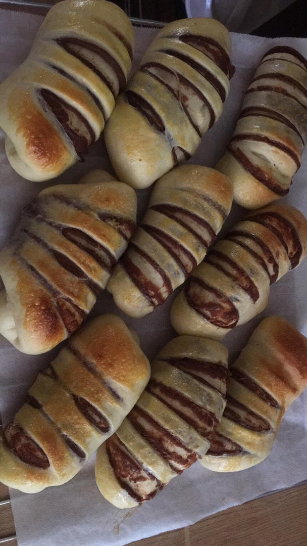 香葱火腿肉松面包