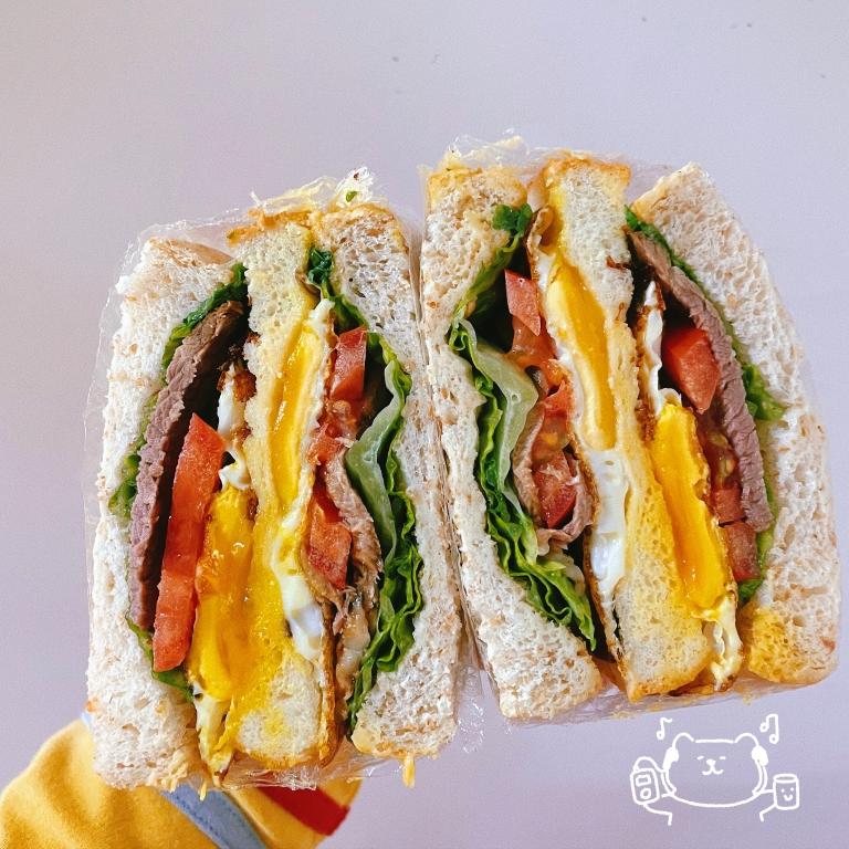 牛肉番茄三明治