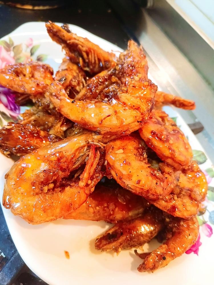 蜜汁脆皮糖醋虾