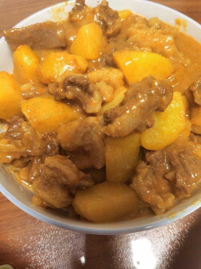 日本妹子教的日式咖喱牛肉饭