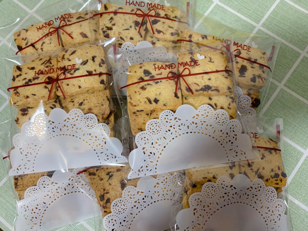 低糖少油版蔓越莓饼干