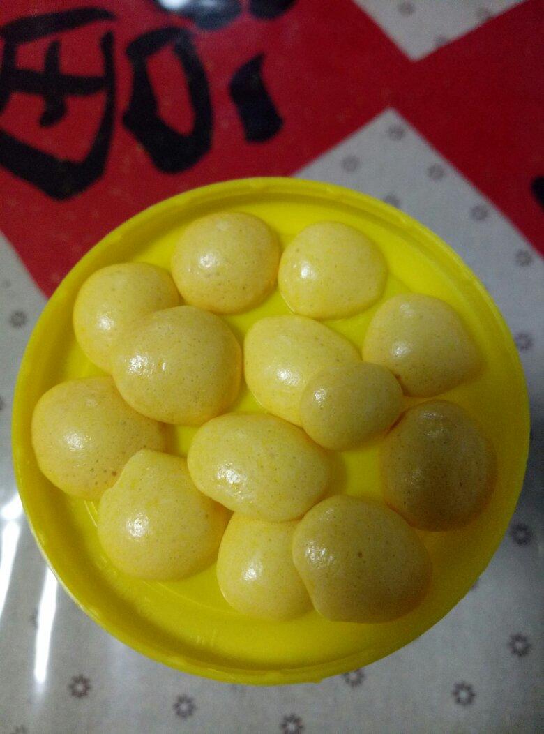 入口即化的无添加蛋黄溶豆