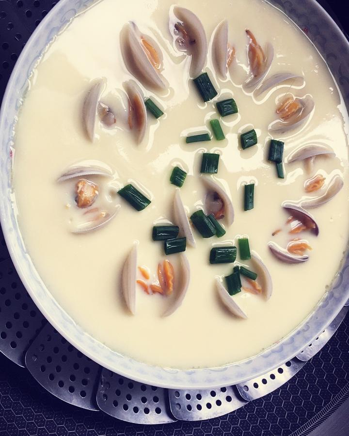 超滑嫩的蛤蜊炖蛋
