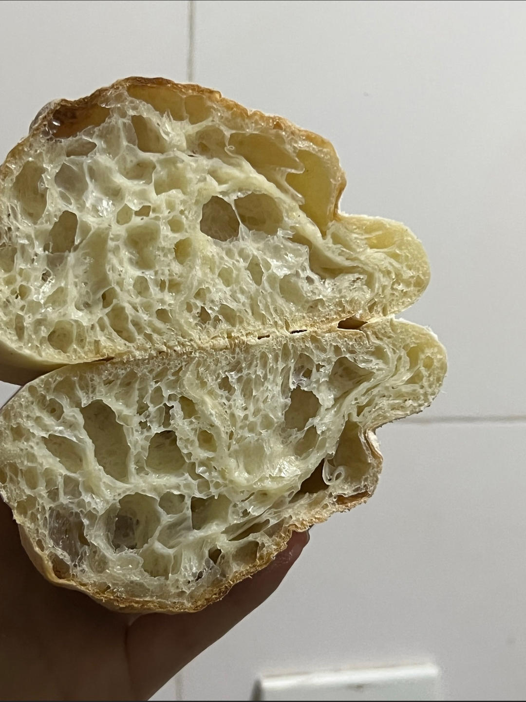 意大利恰巴塔初体验｜无糖少油面包｜波兰种｜大水量