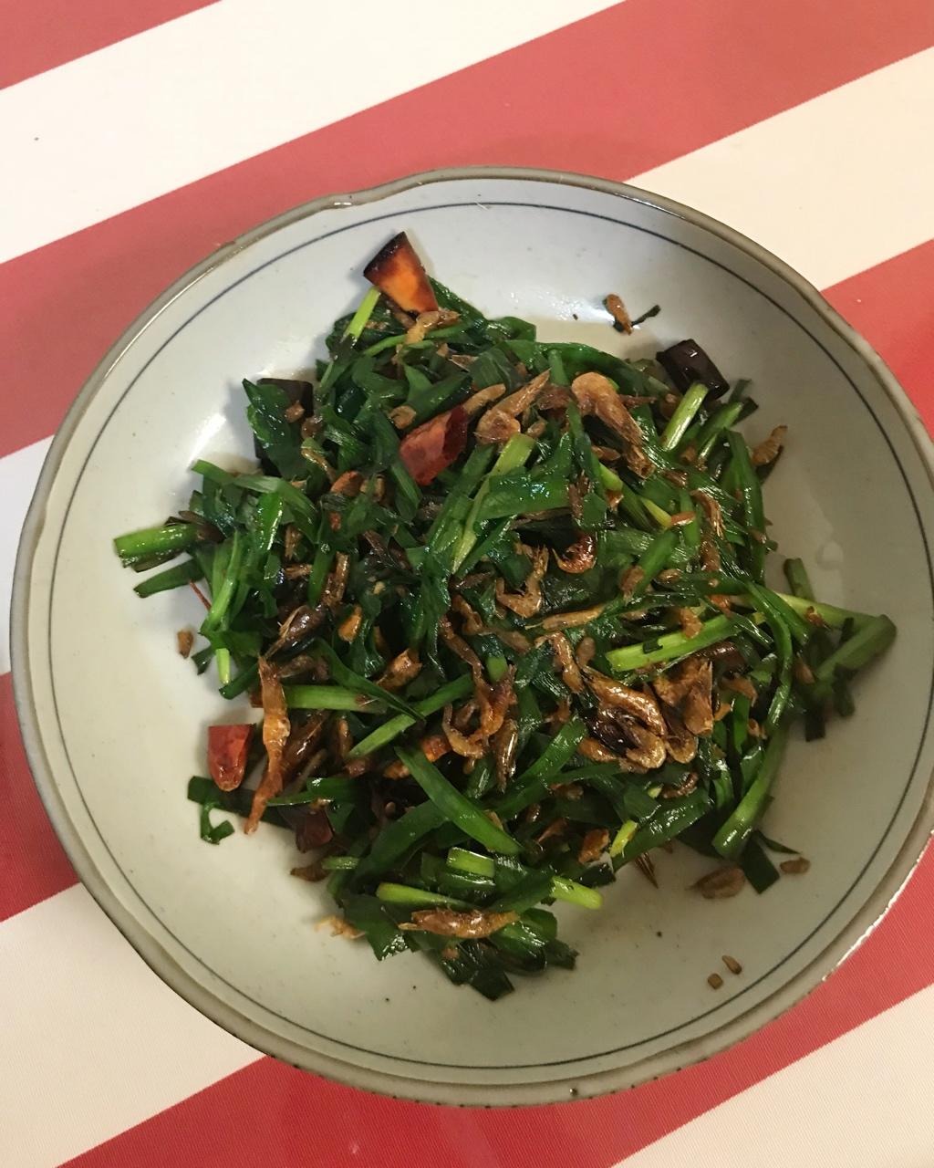 韭菜炒河虾·我有小妙招
